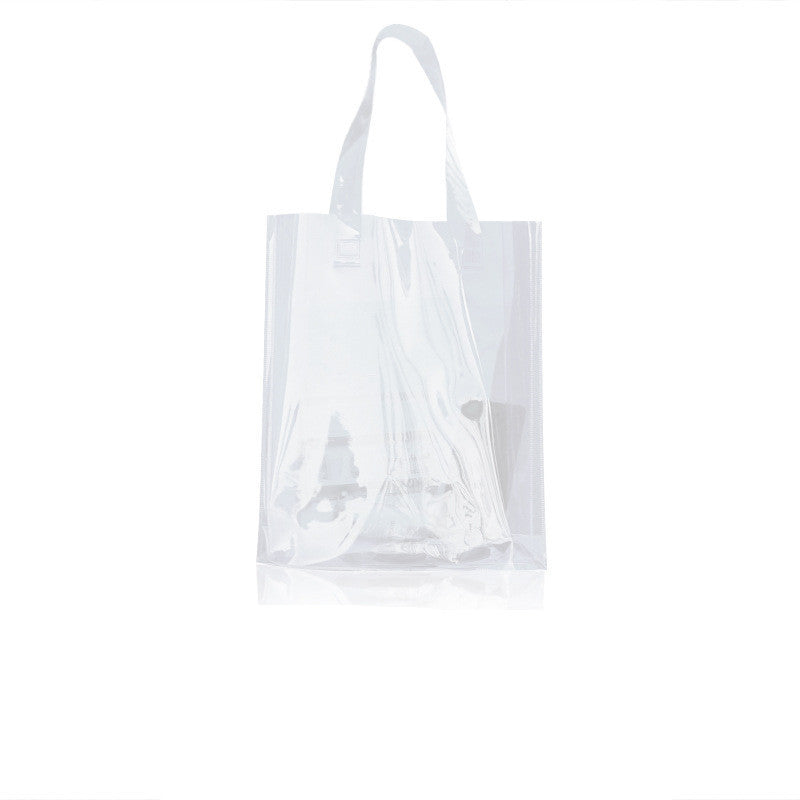 Tote Bag Lazura™ – Sac PVC Transparent à Reflets Brillants
