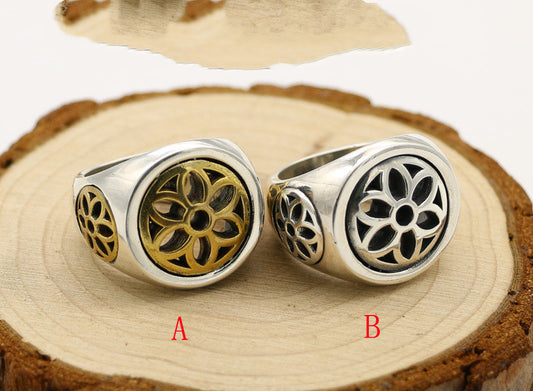 Couronne d'Argent – Bague Royale Vintage 925