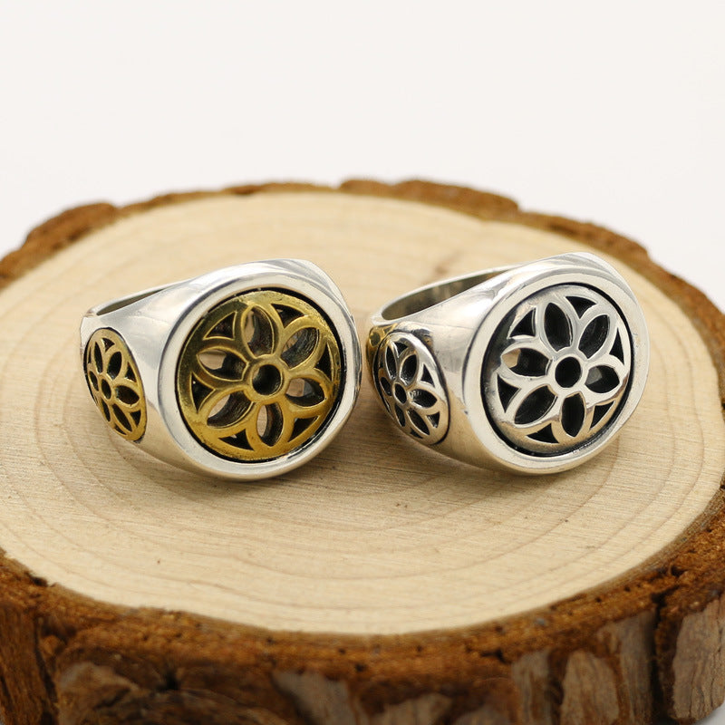 Couronne d'Argent – Bague Royale Vintage 925