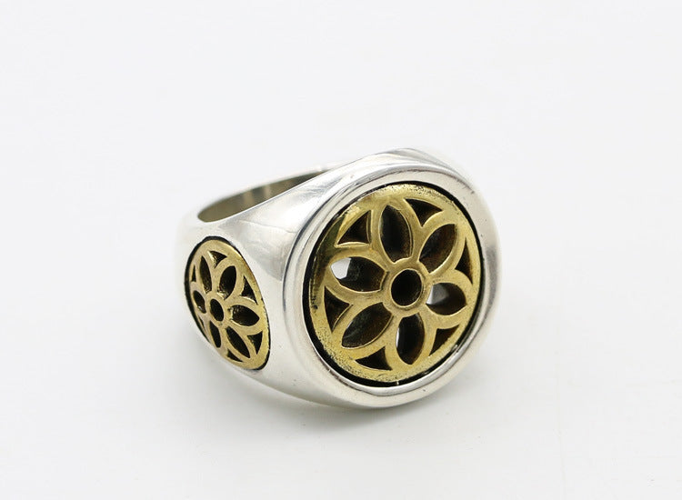 Couronne d'Argent – Bague Royale Vintage 925