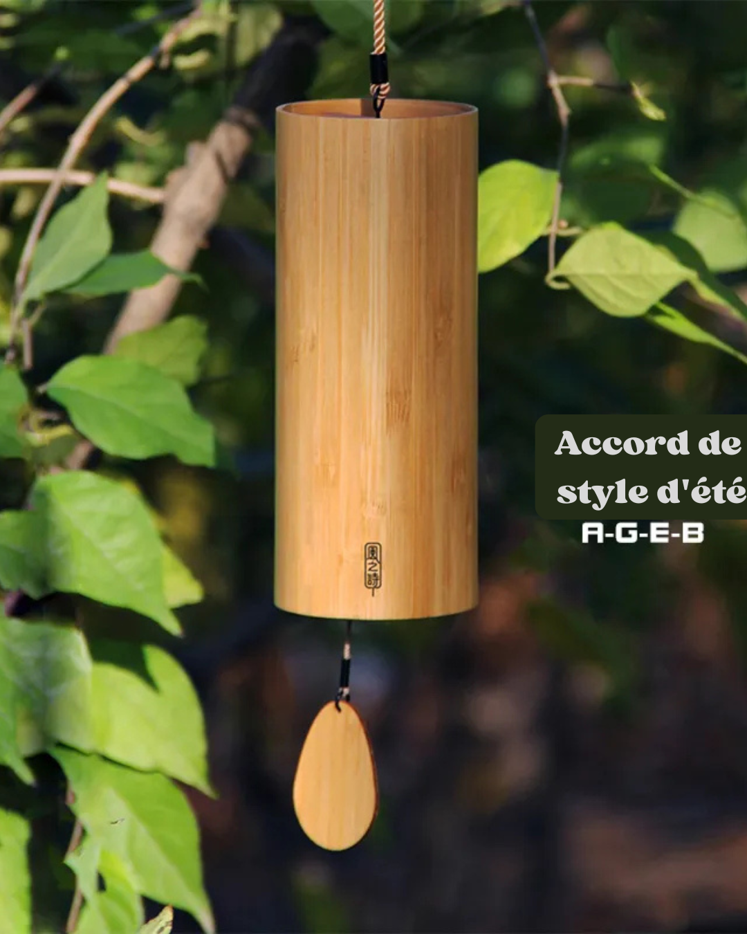 Mélodie Zen en Bambou Naturel