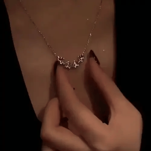 Mareva TrèfleMagique – Collier Cœur et Trèfle Aimanté