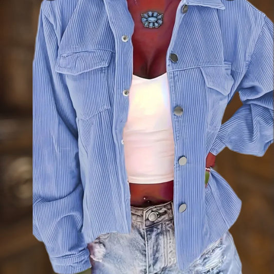 Alia- Veste en Velours Côtelé Femme