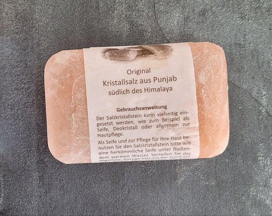 Savon 100% Naturel au Sel de l'Himalaya Purifiant et Énergétique (200g).