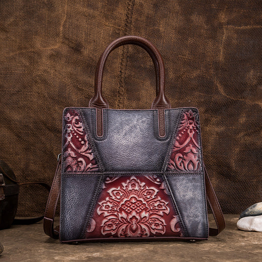 Élégance Vintage – Sac à Main Femme en Cuir Véritable