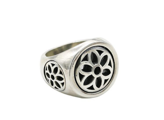 Couronne d'Argent – Bague Royale Vintage 925