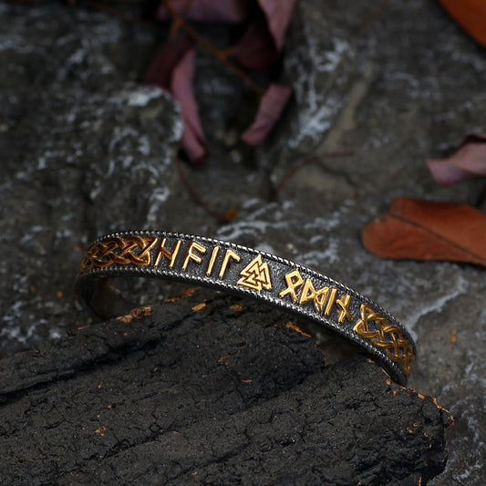 Bracelet Acier Titane Or Argenté