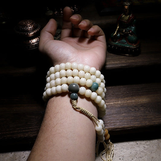 Énergie Bodhi – Bracelet Méditation Unisexe Pour aligner le corps et l’esprit au quotidien,108 pièces