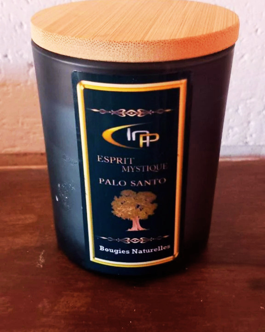 Bougie Parfumée Esprit Mystique 180g : Illuminez Vos Rituels Sacrés (Cire de Soja Naturelle)