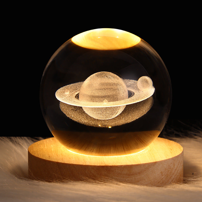 Lune Magique – Lampe Cristal Ambiance 3D