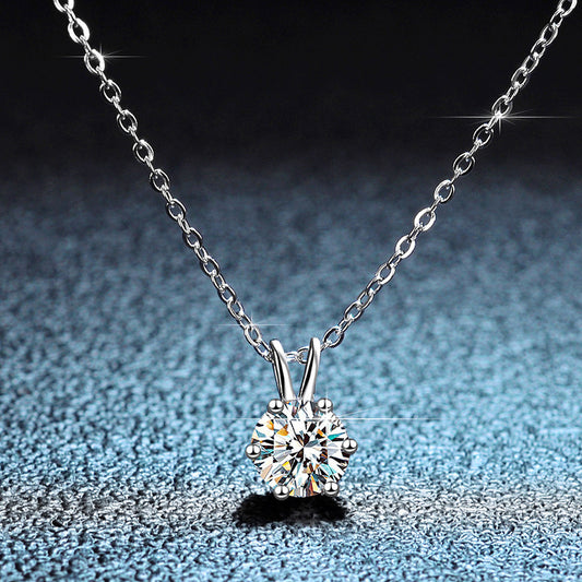 Harmonie Argentée : argent 925, élégance, sérénité Moissanite 1 carat