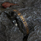 Bracelet Acier Titane Or Argenté