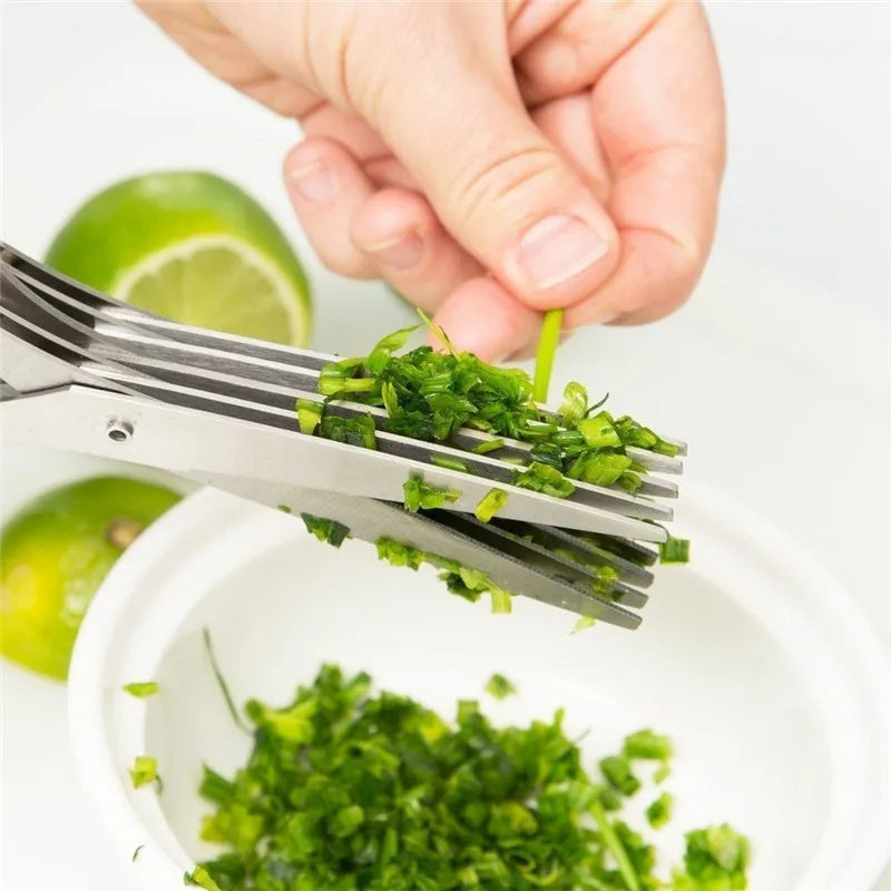SlicePro Inox – Outil de Découpe Herbes & Algues
