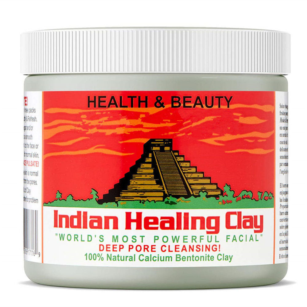 Masque Visage à l’Argile Bentonite – Indian Healing Clay 100% Naturelle | Detox Peau &amp; Cheveux
