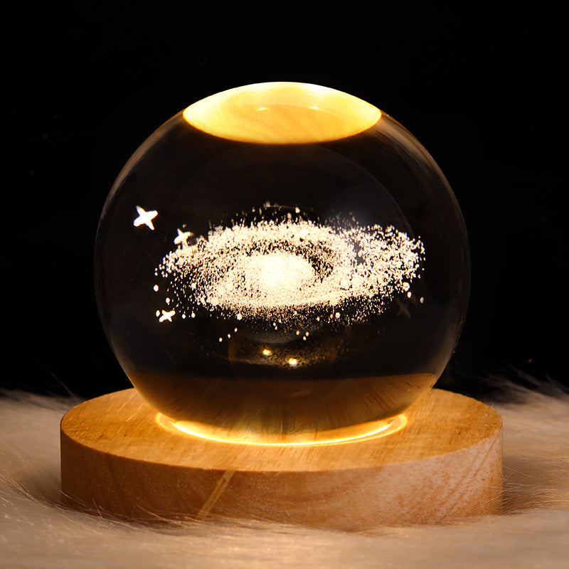 Lune Magique – Lampe Cristal Ambiance 3D