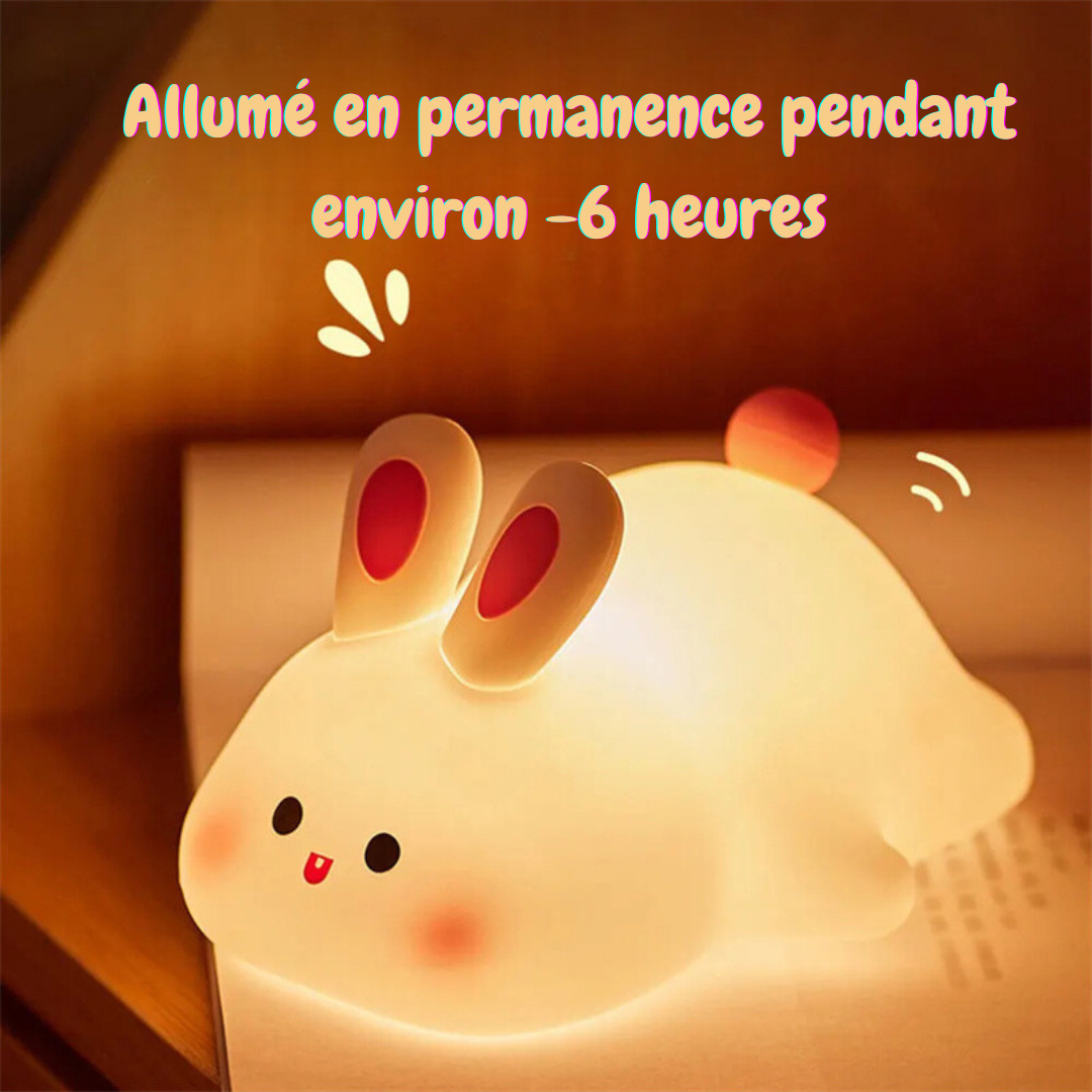 Lapin Lumi-Zen : Lampe apaisante pour sommeil