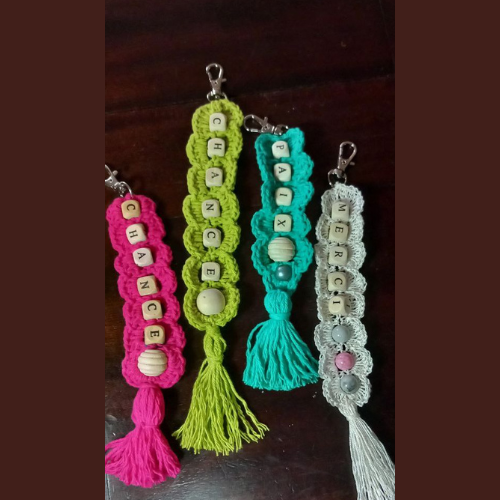 Créa’Clé en crochet -Fait main