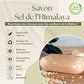 Savon 100% Naturel au Sel de l'Himalaya Purifiant et Énergétique (200g).