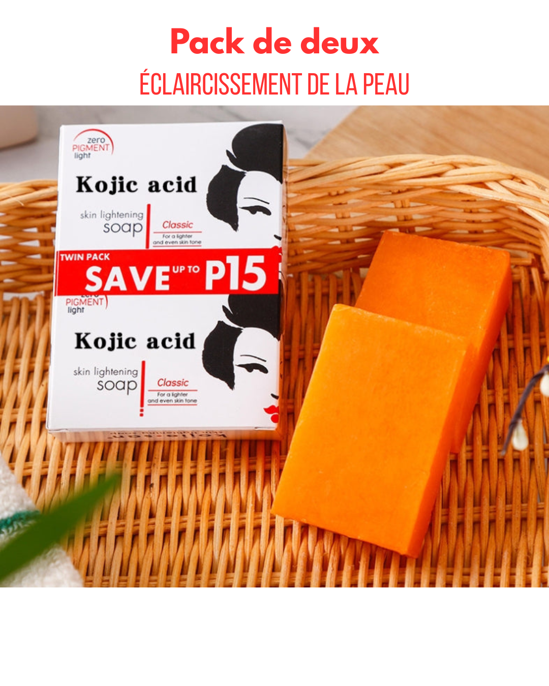 "Coup d'éclat" Glow :  Savon Éclat Pur 120 g : Anti-Teint Terne & Unifiant
