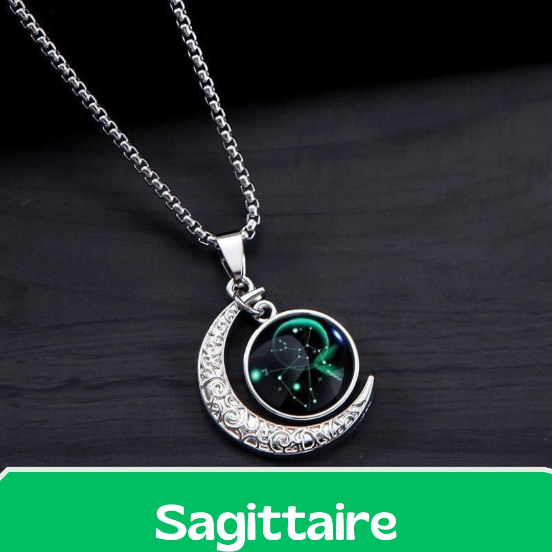 Éclat Astral : Pendentif lumineux zodiaque