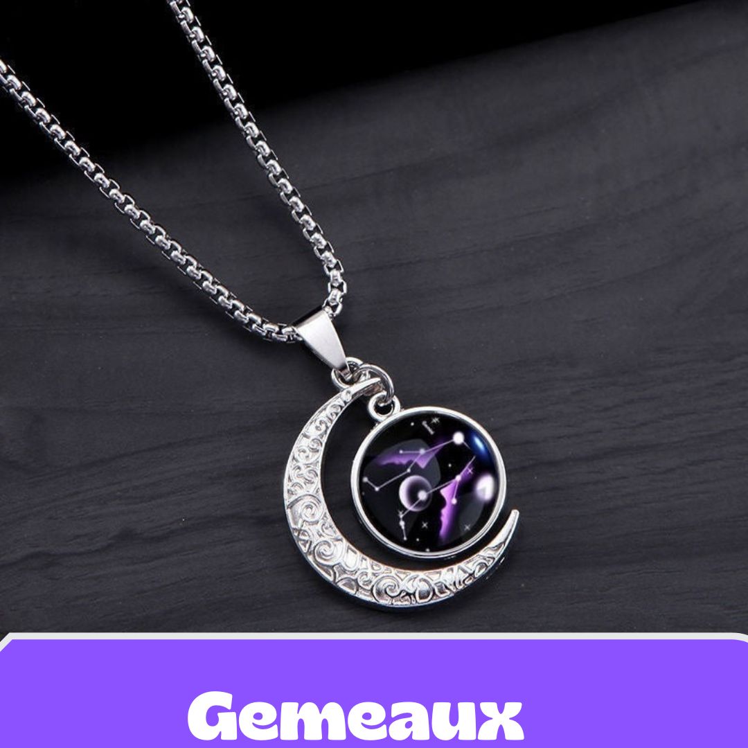 Éclat Astral : Pendentif lumineux zodiaque