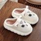 Slippers Cartoon Kitty en Peluche – Chaleur et Style pour Petits et Grands