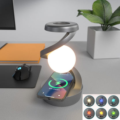 LuneLumineuse :Lampe multifonction bureau avec chargeur