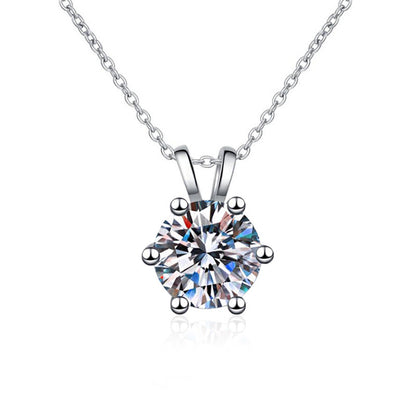 Harmonie Argentée : argent 925, élégance, sérénité Moissanite 1 carat