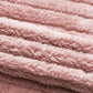 Veste Peluche Rose Col Montant
