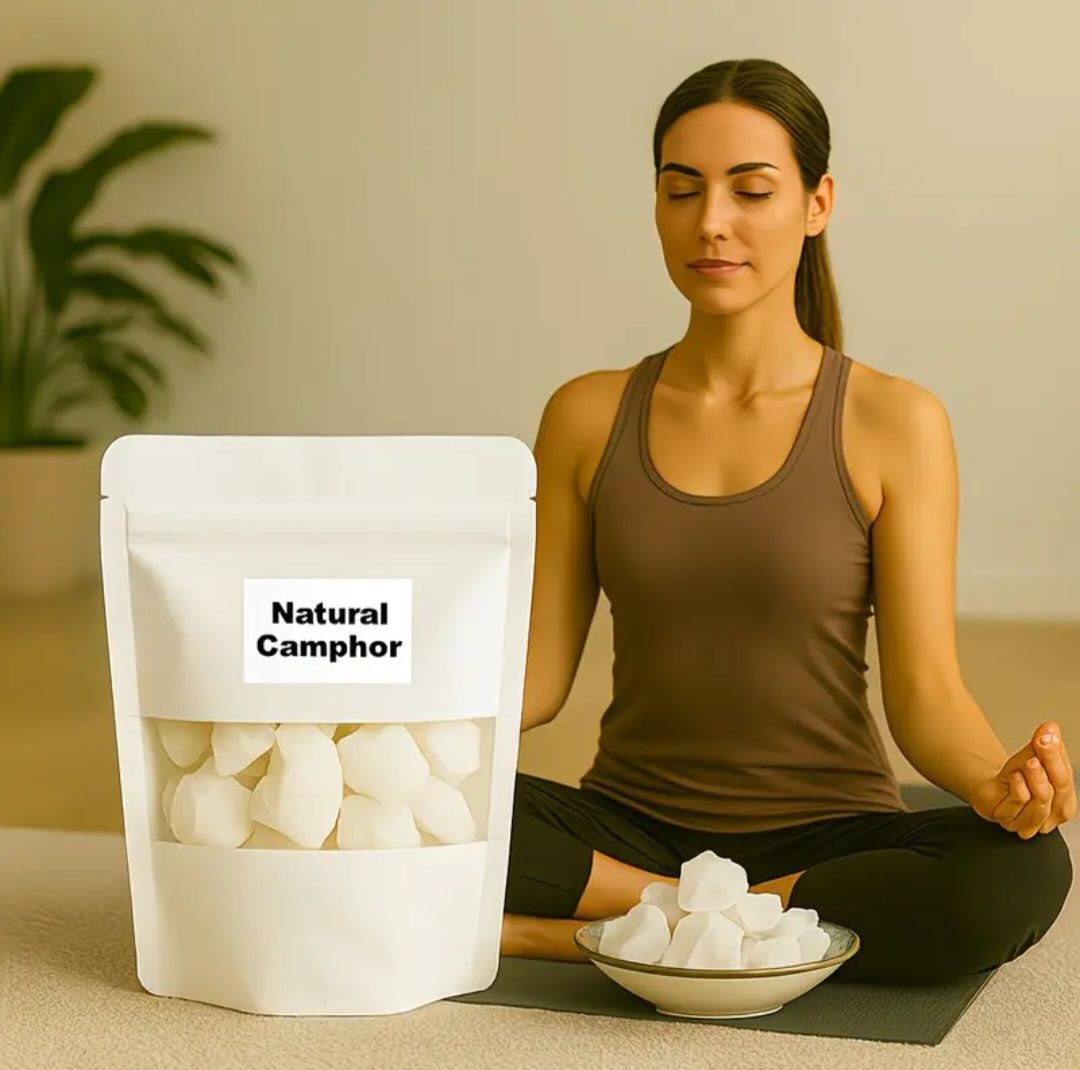🌿 Blocs de Camphre Naturel – Purificateur d'Air & Sérénité