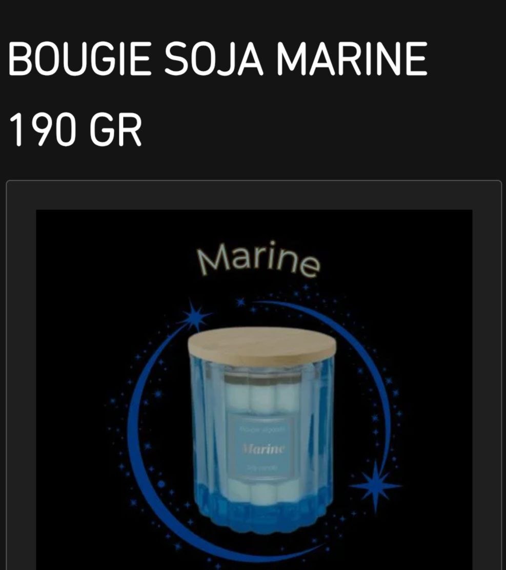 Bougie Parfumée Cire de Soja 190g | Ambiance & Détente 50H - Plusieurs Parfums