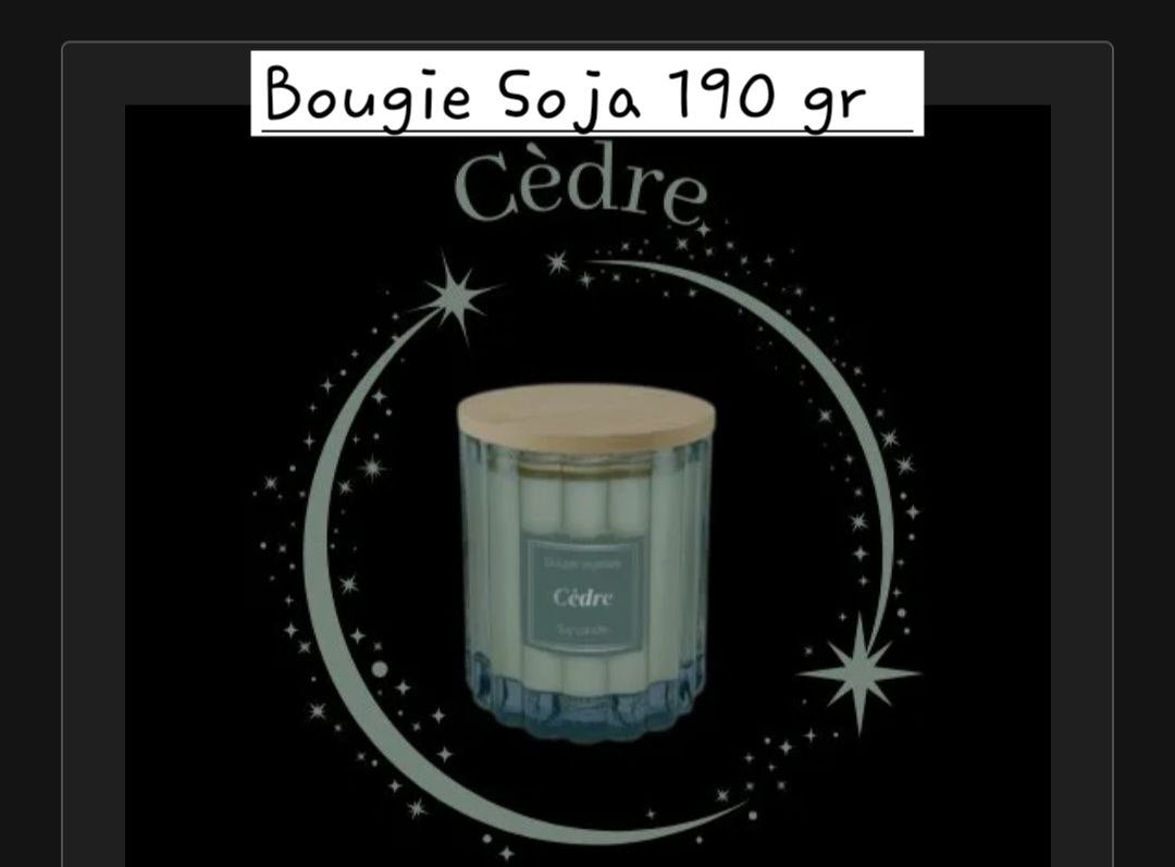 Bougie Parfumée Cire de Soja 190g | Ambiance & Détente 50H - Plusieurs Parfums