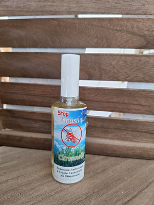 Stop Moustique à la Citronnelle (50ml) : Votre Bouclier Aromatique Naturel pour l'Été